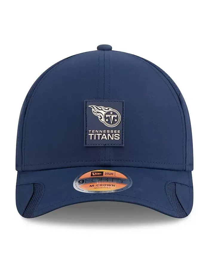Регулируемая кепка для больших мальчиков и девочек Navy Tennessee Titans 2025 Sideline 9FORTY New — изображение 5 из 5