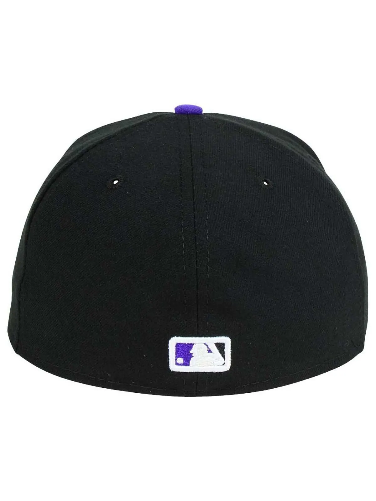 Кепка Colorado Rockies Authentic Collection 59FIFTY New Era — изображение 4 из 6, черный/фиолетовый