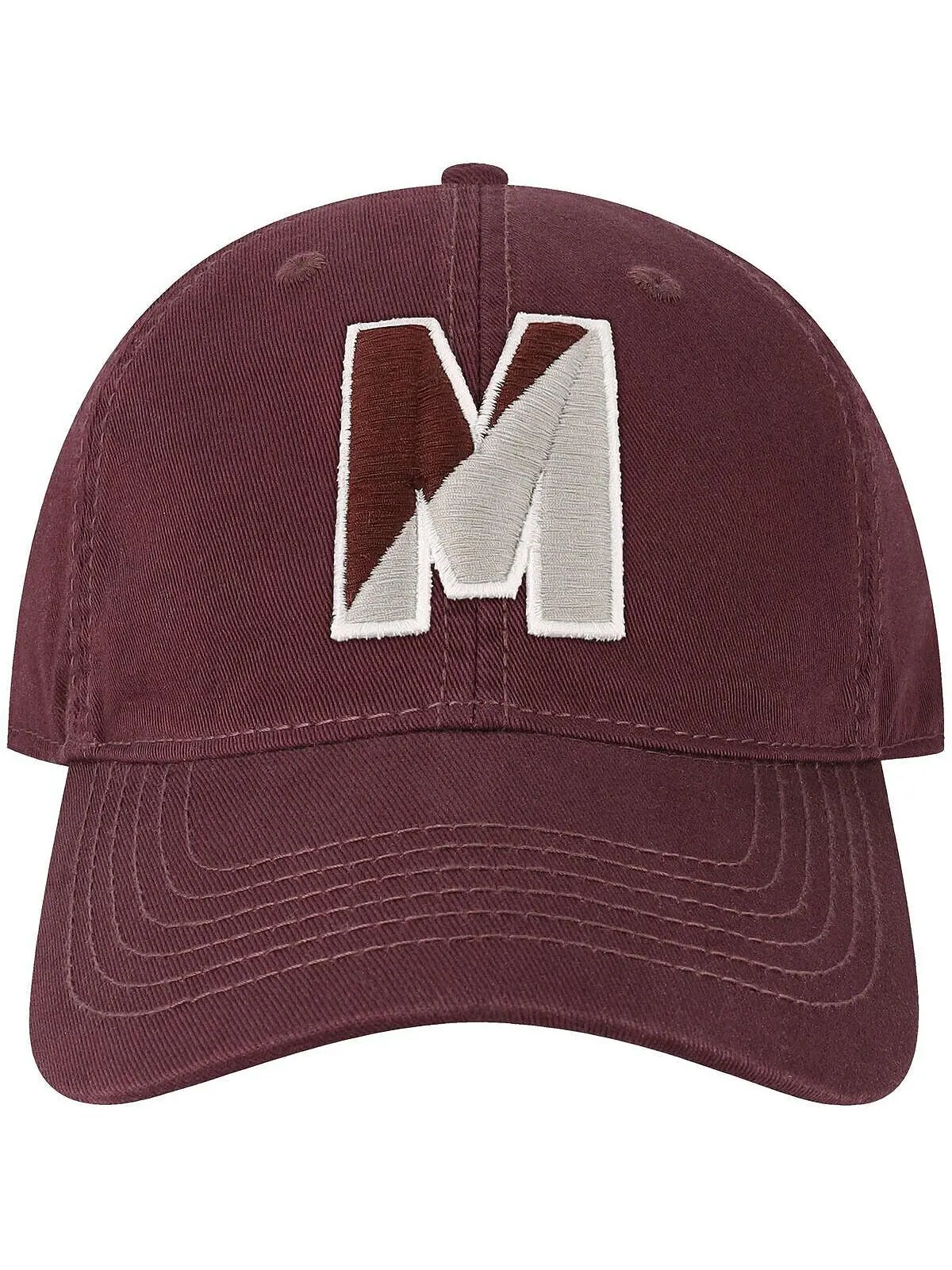 Мужская темно-бордовая регулируемая шляпа с надписью Mississippi State Bulldogs Varsity Letter — изображение 2 из 4