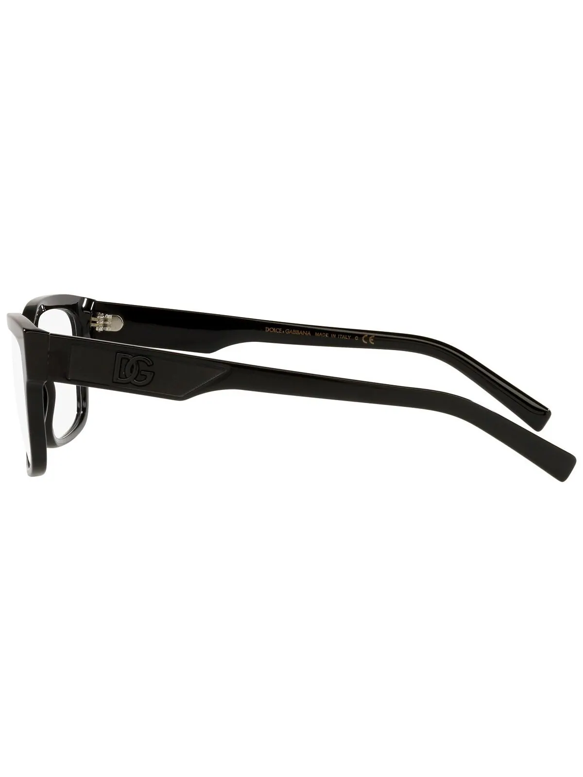 Мужские очки Dolce & Gabbana DG3352 прямоугольной формы Dolce&Gabbana — изображение 2 из 4, черный
