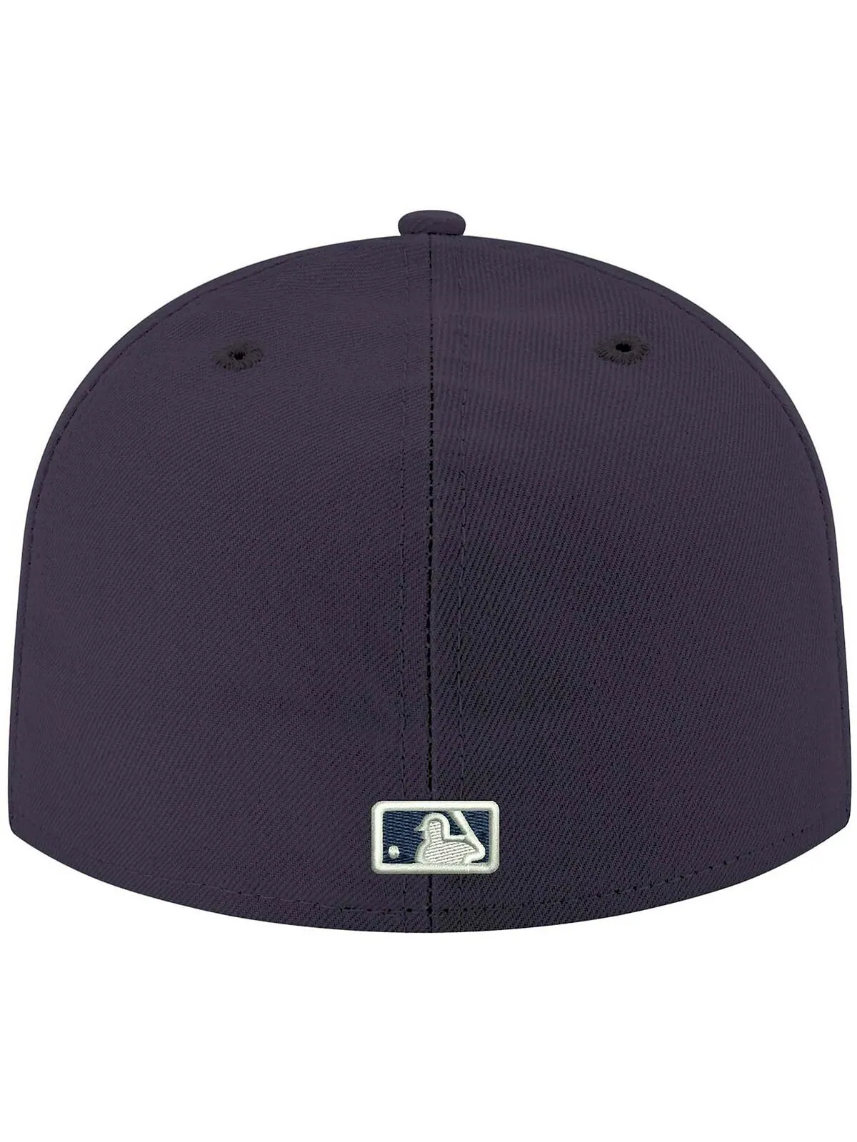 Мужская темно-синяя кепка Boston Red Sox Logo белая 59FIFTY приталенная кепка New Era — изображение 4 из 4, темно-синий