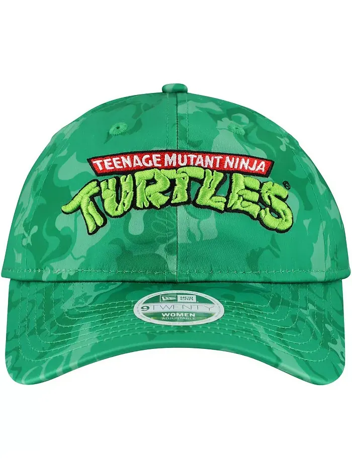 Женская зеленая регулируемая шапка Teenage Mutant Ninja Turtles New Era — изображение 2 из 4