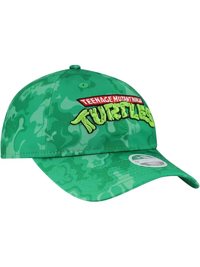 Женская зеленая регулируемая шапка Teenage Mutant Ninja Turtles New Era — изображение 3 из 4