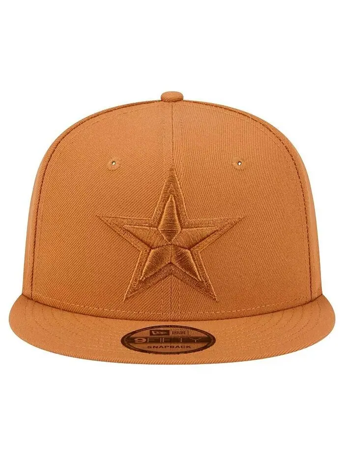 Мужская коричневая кепка Snapback Dallas Cowboys Tonal Color Pack 9FIFTY New Era — изображение 3 из 5