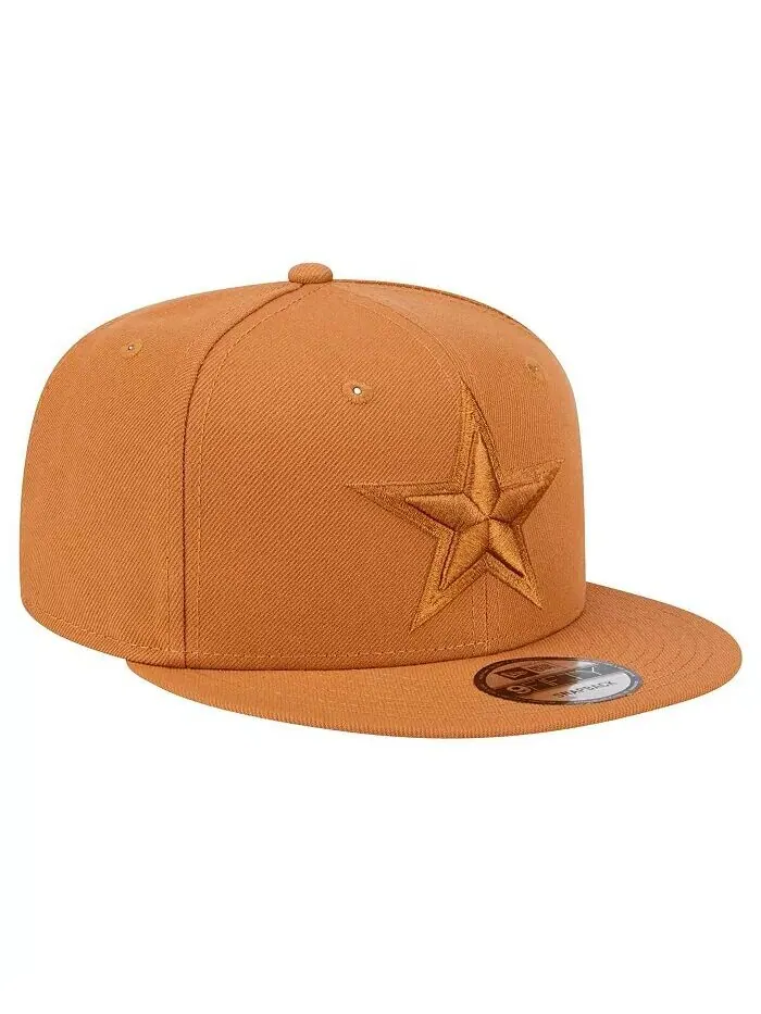 Мужская коричневая кепка Snapback Dallas Cowboys Tonal Color Pack 9FIFTY New Era — изображение 4 из 5