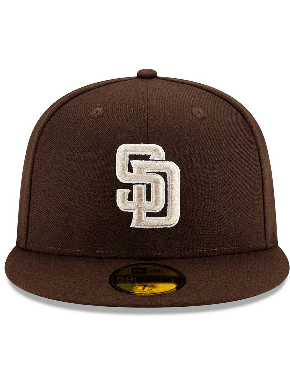 Мужская коричневая приталенная шляпа San Diego Padres Alternate Authentic Collection On-Field — изображение 4 из 4