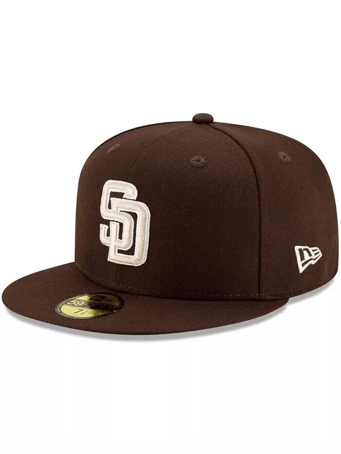Мужская коричневая приталенная шляпа San Diego Padres Alternate Authentic Collection On-Field — изображение 1 из 4