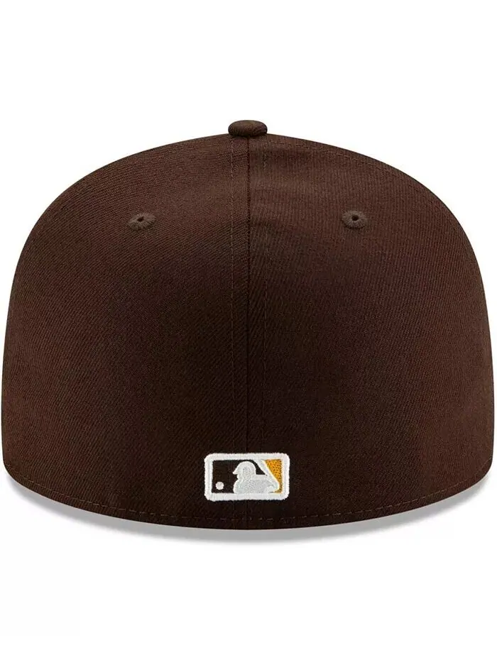Мужская коричневая приталенная шляпа San Diego Padres Alternate Authentic Collection On-Field — изображение 2 из 4