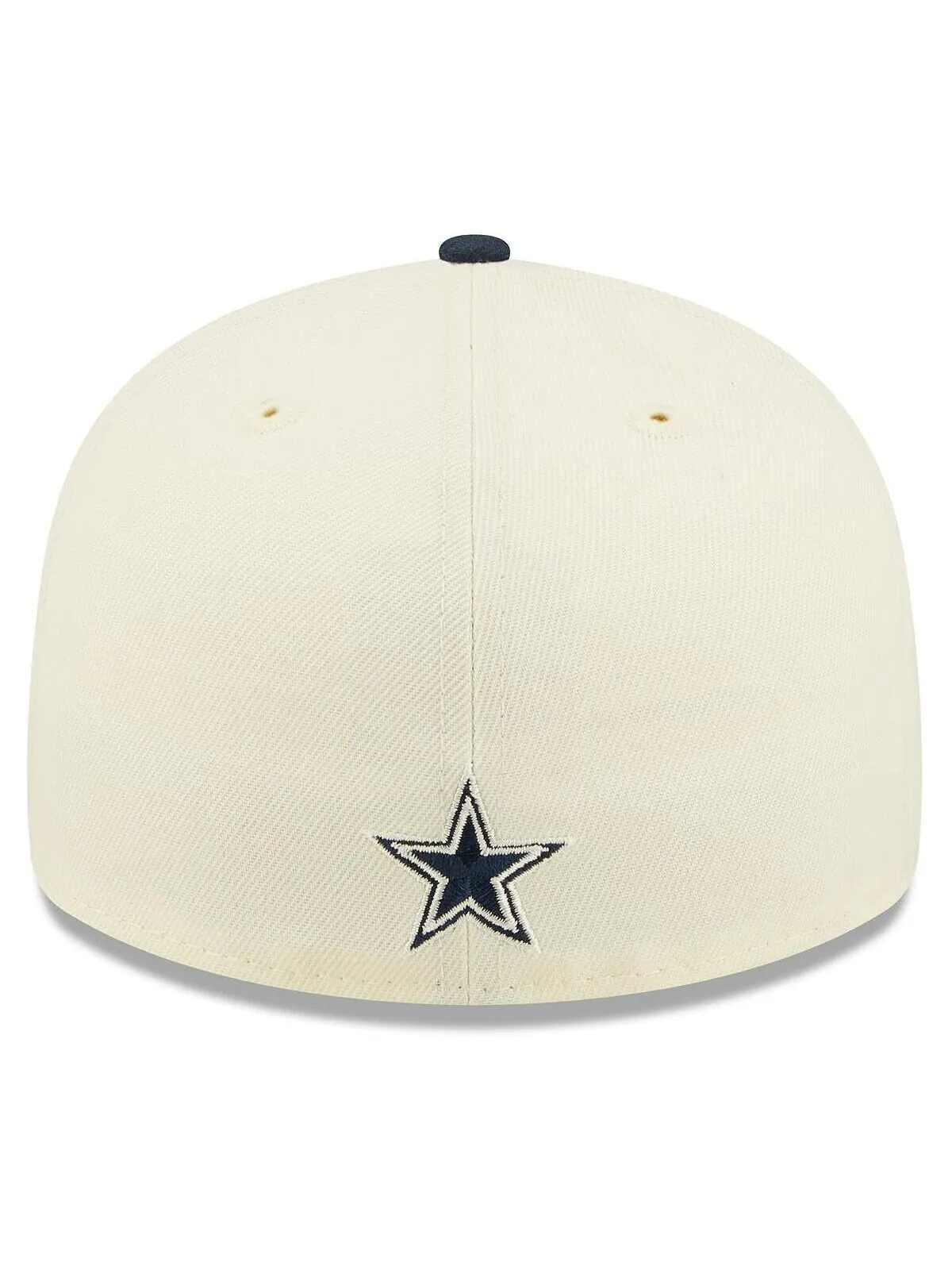 Мужская кремовая, темно-синяя шляпа Dallas Cowboys 2022 Sideline Low Profile 59FIFTY. New Era — изображение 4 из 4