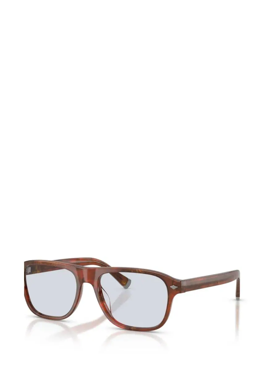 Очки оптические Pillow Acetate BC3014 Brunello Cucinelli, Havana Radica — без цвета