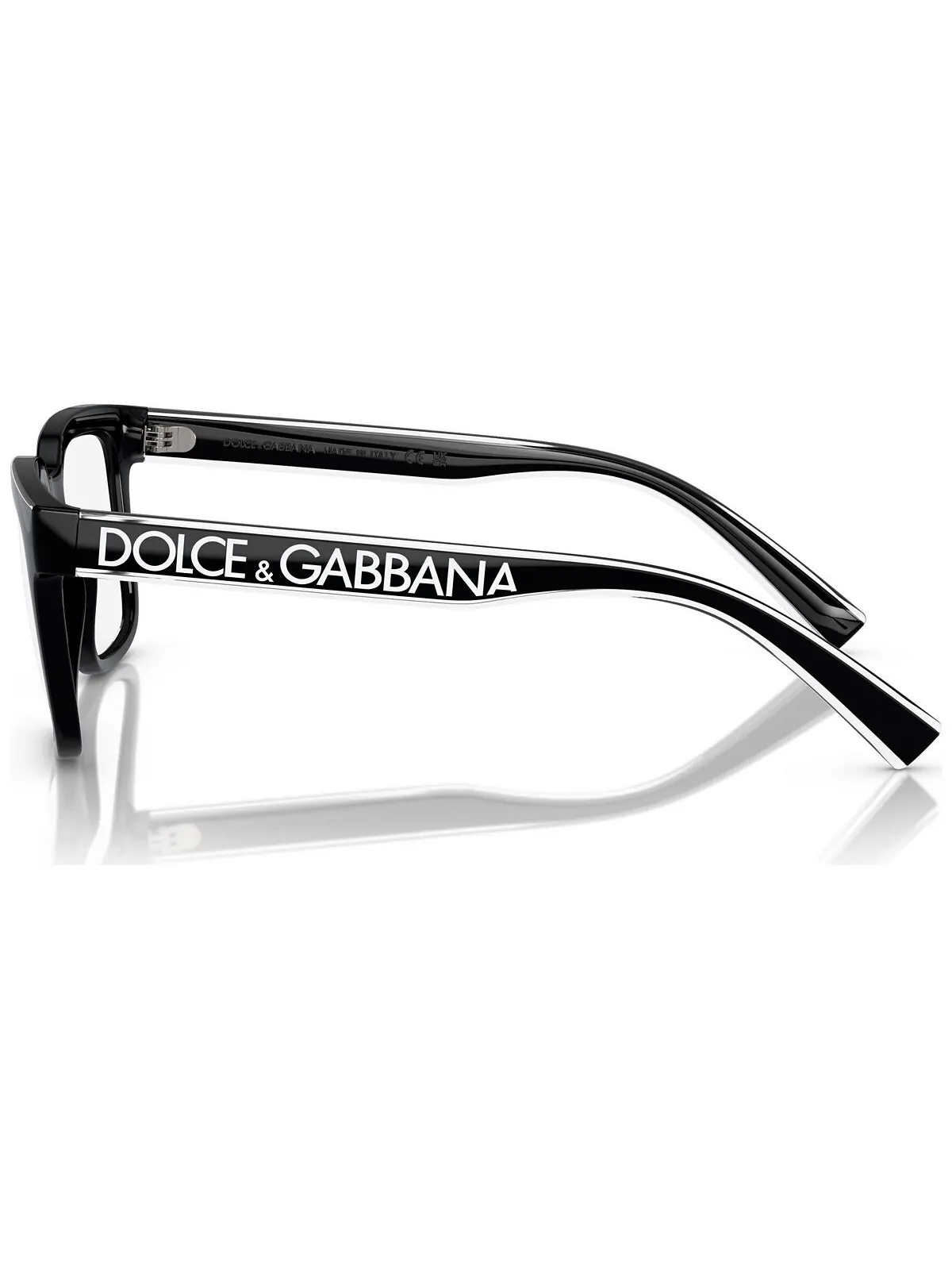 Мужские квадратные очки, DG5101 52 Dolce&Gabbana — изображение 3 из 6, черный