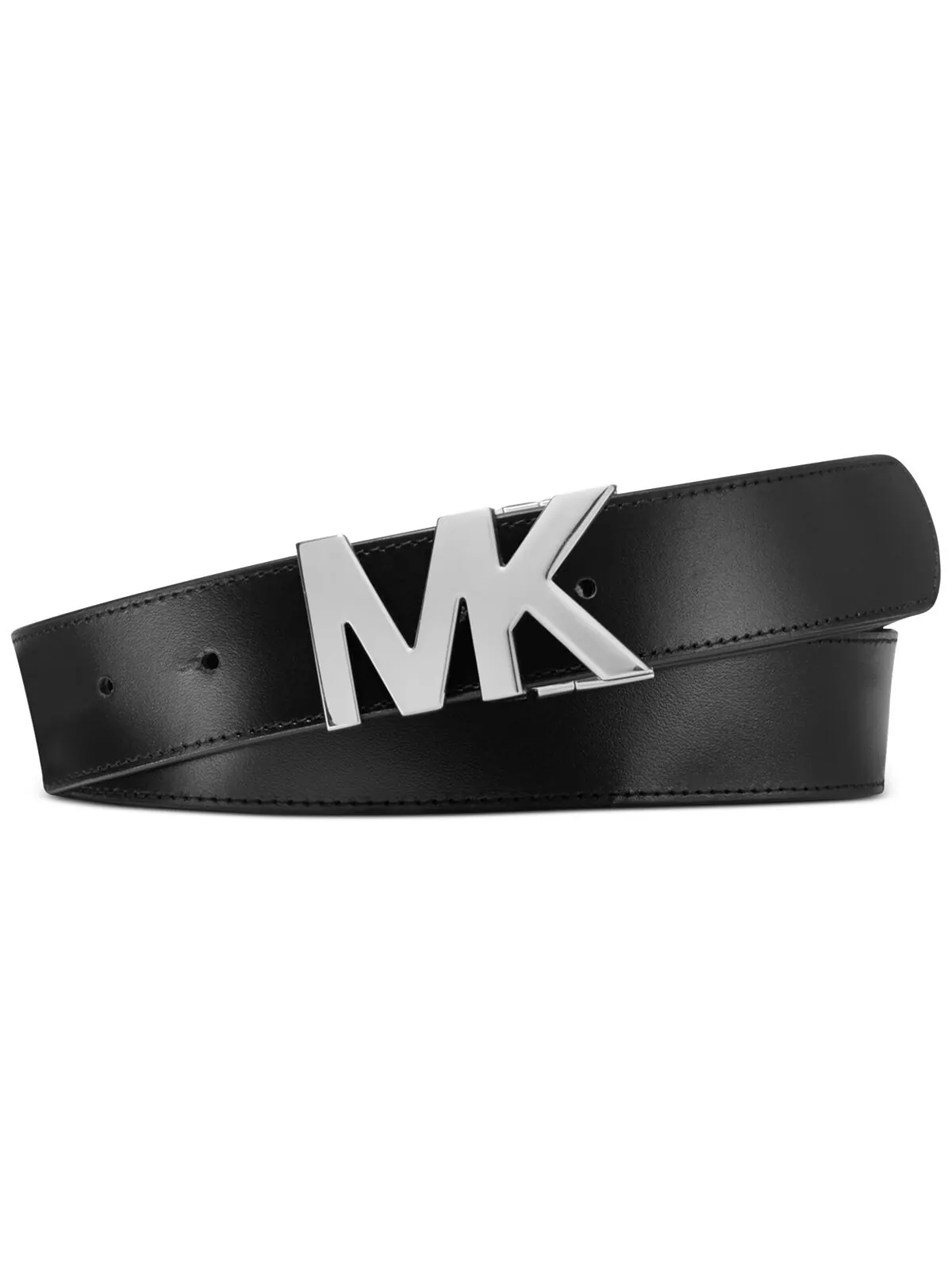 Ремень с двусторонней пряжкой с фирменным логотипом Michael Kors — изображение 2 из 3, коричневый/черный