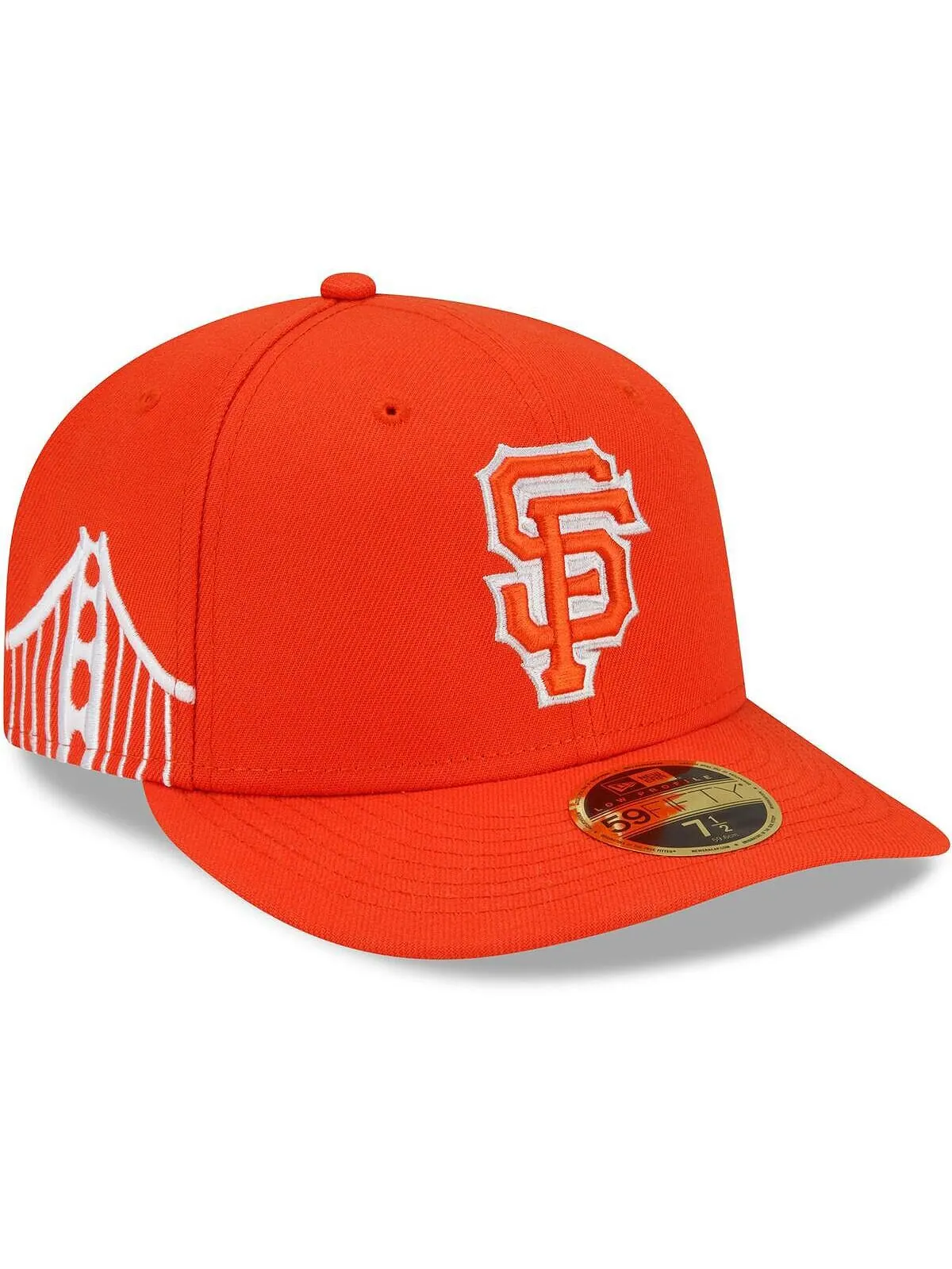 Мужская оранжевая приталенная шляпа San Francisco Giants City Connect Low Profile 59FIFTY New Era