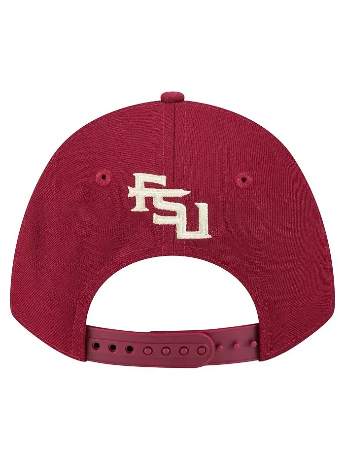 Мужская регулируемая шляпа Garnet Florida State Seminoles Team Collective 9FORTY M-Crown New Era — изображение 3 из 4