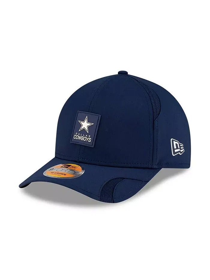 Кепка-ушанка Sideline 9FORTY для больших мальчиков и девочек Navy Dallas Cowboys 2025 года New Era