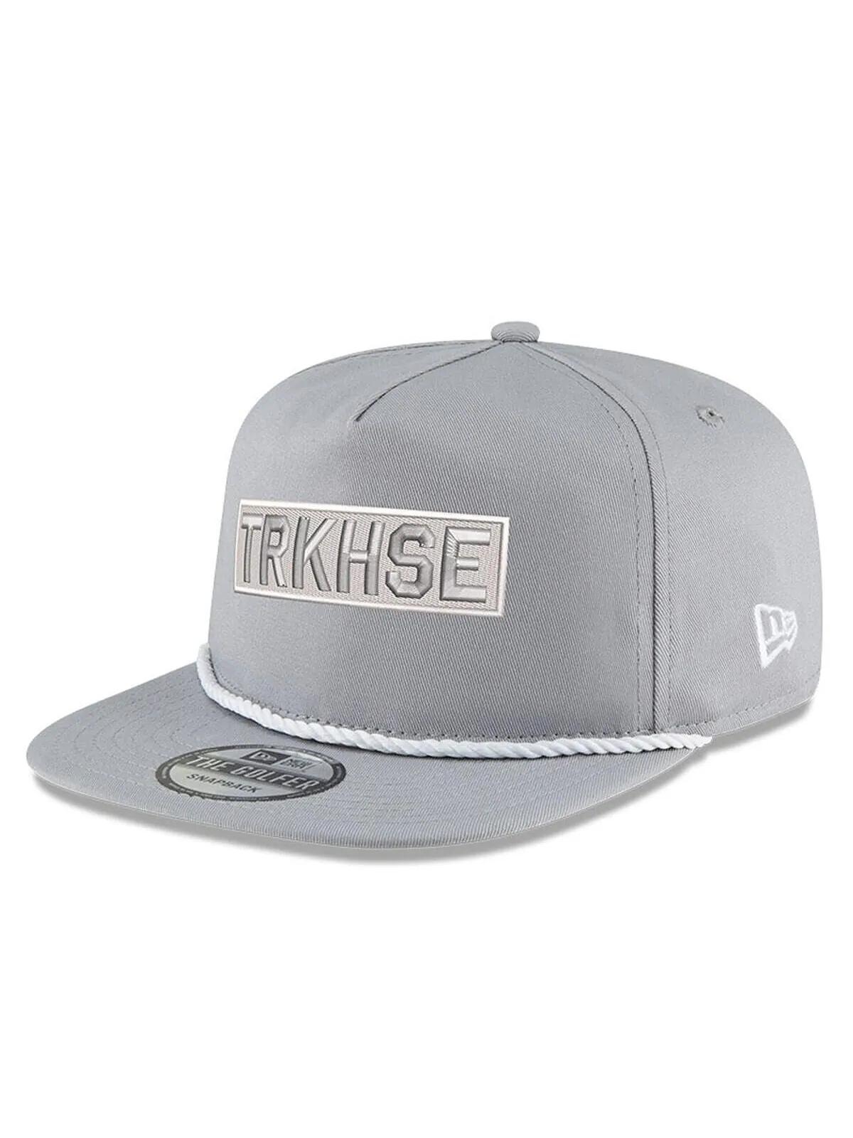 Мужская серая регулируемая кепка TRACKHOUSE RACING Golfer Snapback New Era