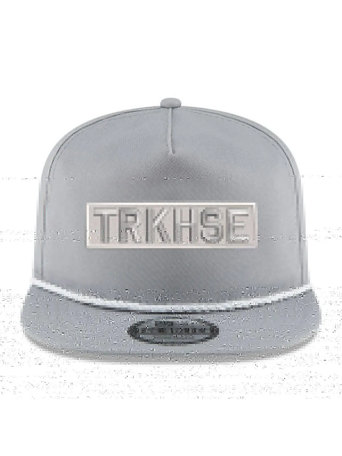 Мужская серая регулируемая кепка TRACKHOUSE RACING Golfer Snapback New Era — изображение 2 из 4, серый