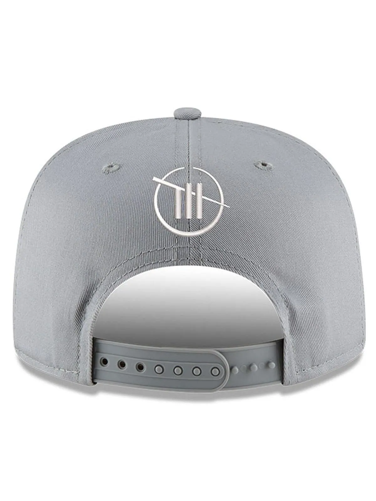 Мужская серая регулируемая кепка TRACKHOUSE RACING Golfer Snapback New Era — изображение 4 из 4, серый