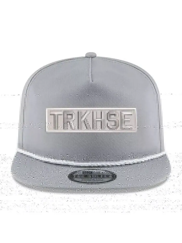 Мужская серая кепка для гольфа TRACKHOUSE RACING Snapback Adjustable New Era — изображение 2 из 4
