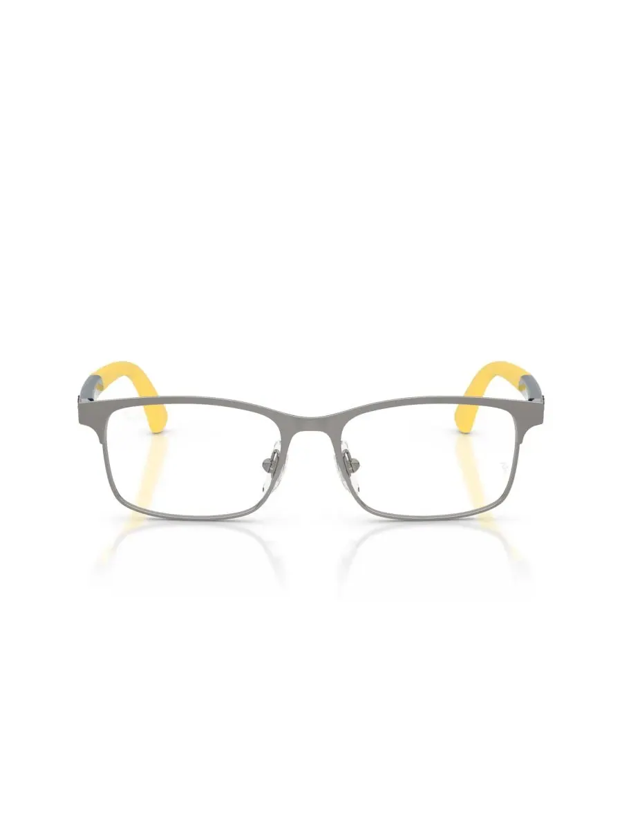 Детские прямоугольные очки, RB1061 Ray-Ban, Matte Gunmetal On Gunmetal — изображение 4 из 5