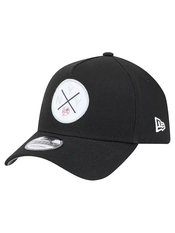Мужская черная кепка New York Yankees 9FORTY A-Frame Adjustable New Era