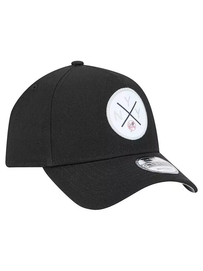 Мужская черная кепка New York Yankees 9FORTY A-Frame Adjustable New Era — изображение 5 из 5