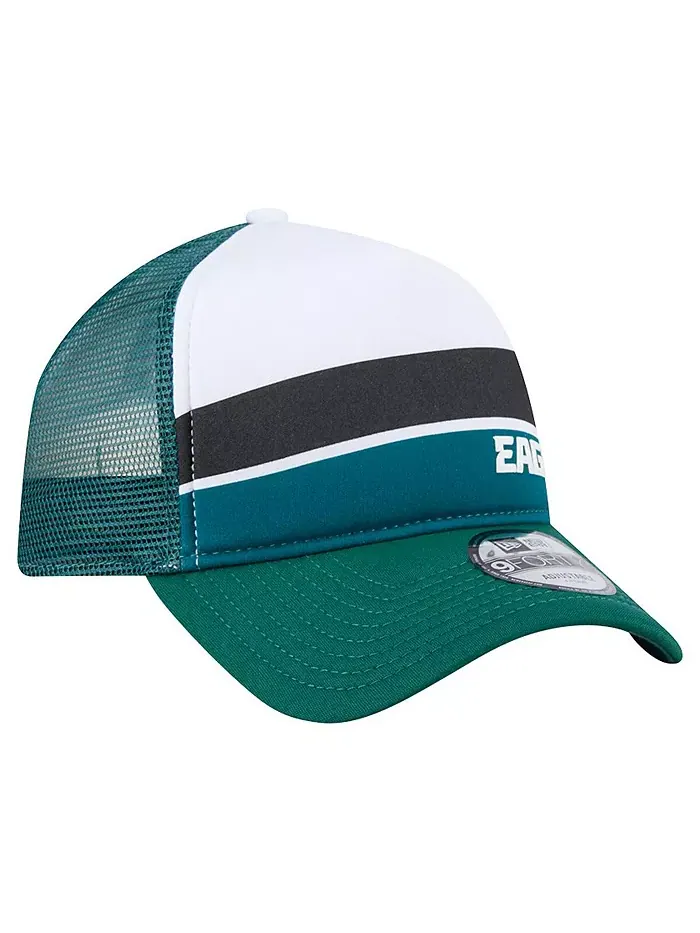 Детская регулируемая кепка Philadelphia Eagles Sport Night Color Block 9FORTY A-Frame Trucker в — изображение 4 из 5