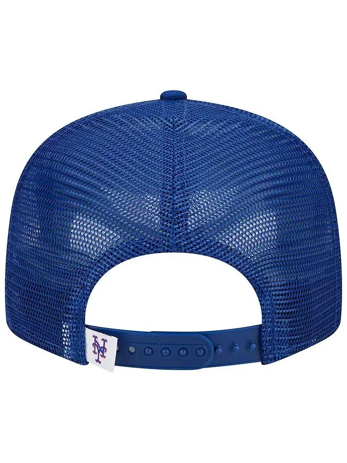 Мужская кепка Snapback Royal New York Mets Team Color Trucker 9FIFTY New Era — изображение 4 из 4