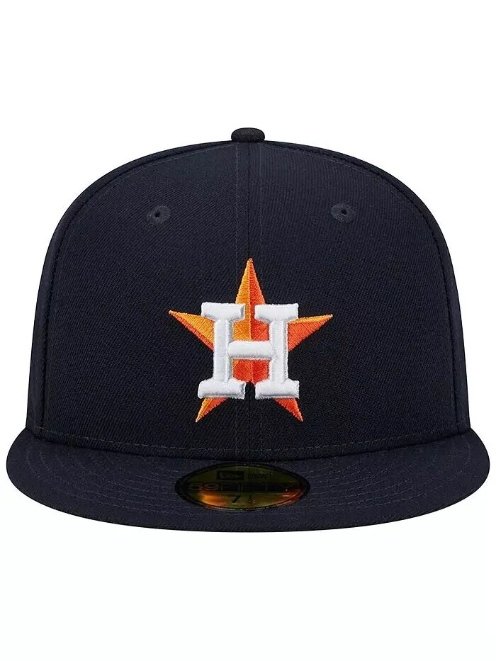 Мужская темно-синяя кепка Houston Astros World Series Team 59FIFTY цвета 2017 New Era — изображение 2 из 4