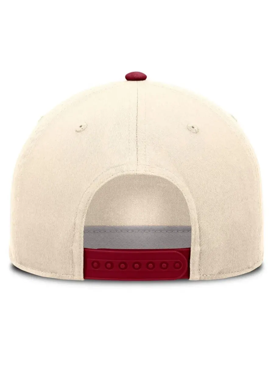 Кепка с вышивкой Stanford Cardinal Campus Prep Rise Nike, Natural Cardinal — изображение 4 из 4