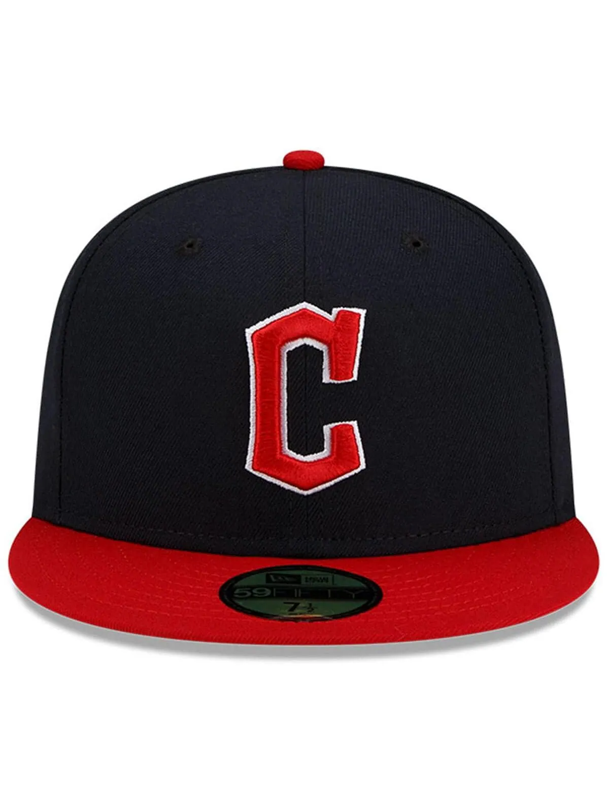 Мужская бейсболка темно-синего и красного цвета Cleveland Guardians Authentic Collection On-Field — изображение 3 из 5
