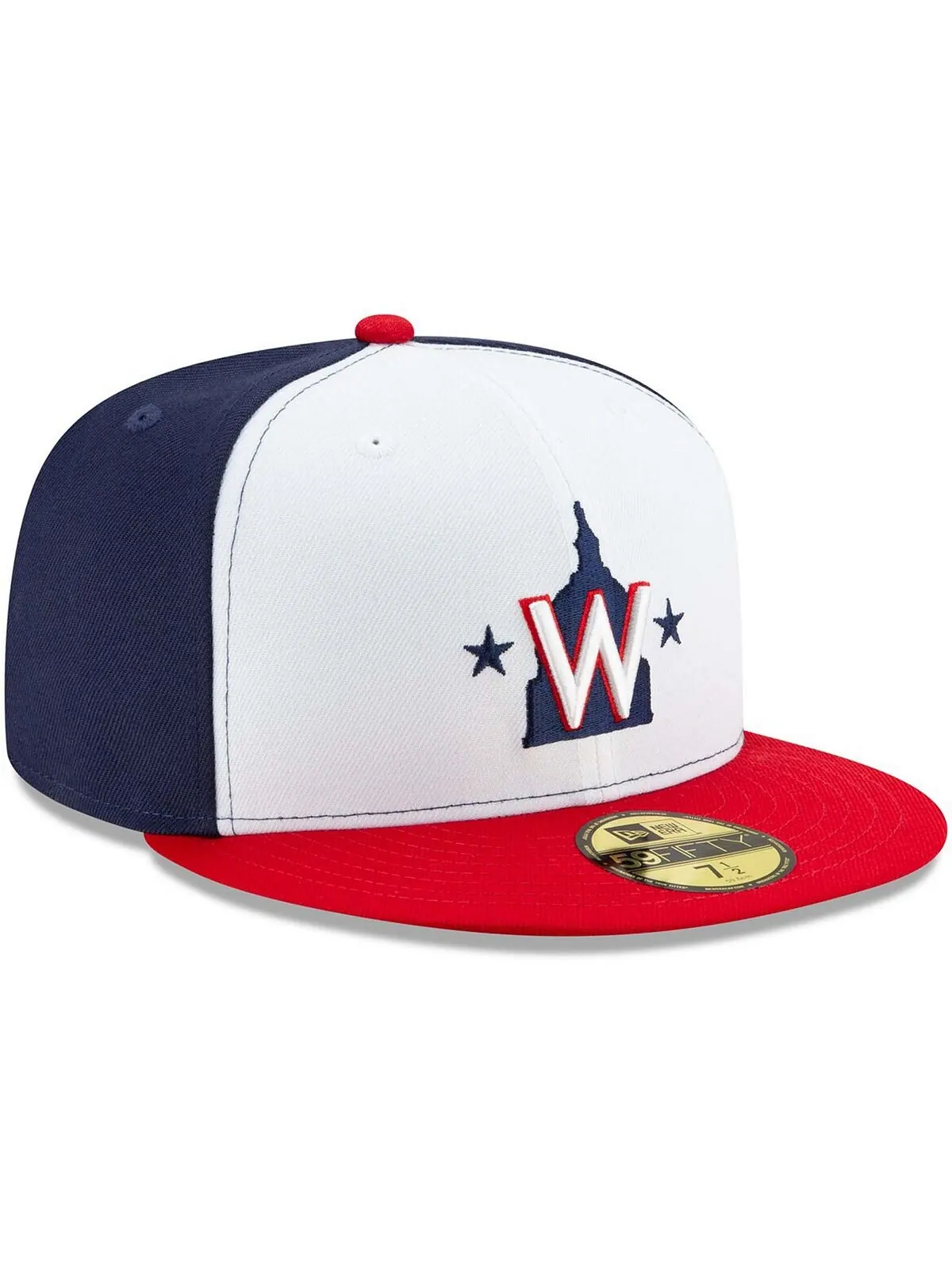 Мужская белая бейсболка Washington Nationals Alternate 2 2020 Authentic Collection On-Field — изображение 3 из 4, белый