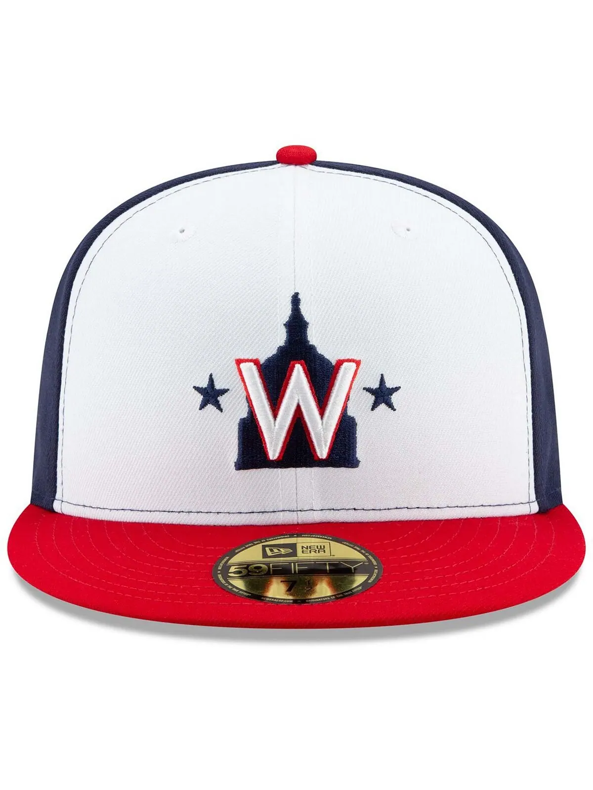 Мужская белая бейсболка Washington Nationals Alternate 2 2020 Authentic Collection On-Field — изображение 4 из 4, белый