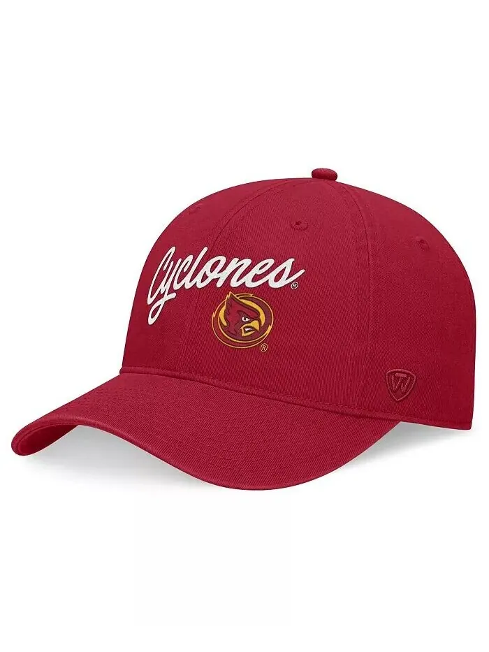 Мужская регулируемая кепка Cardinal Iowa State Cyclones Heritage CeeCee Top of the World
