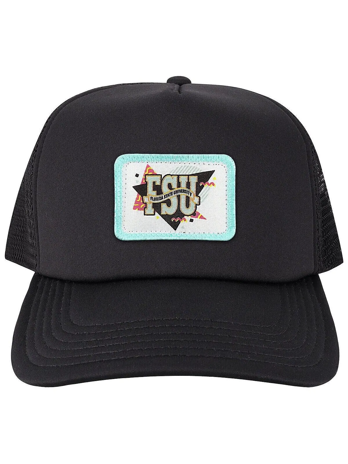 Мужская черная регулируемая шляпа Snapback с логотипом Florida State Seminoles Beach Club Laguna — изображение 2 из 3, черный