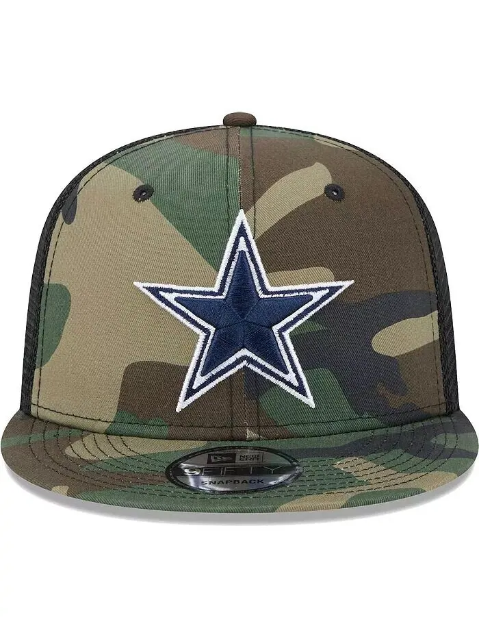 Мужская кепка-кнопка Camo Dallas Cowboys Main Trucker 9FIFTY New Era — изображение 2 из 4