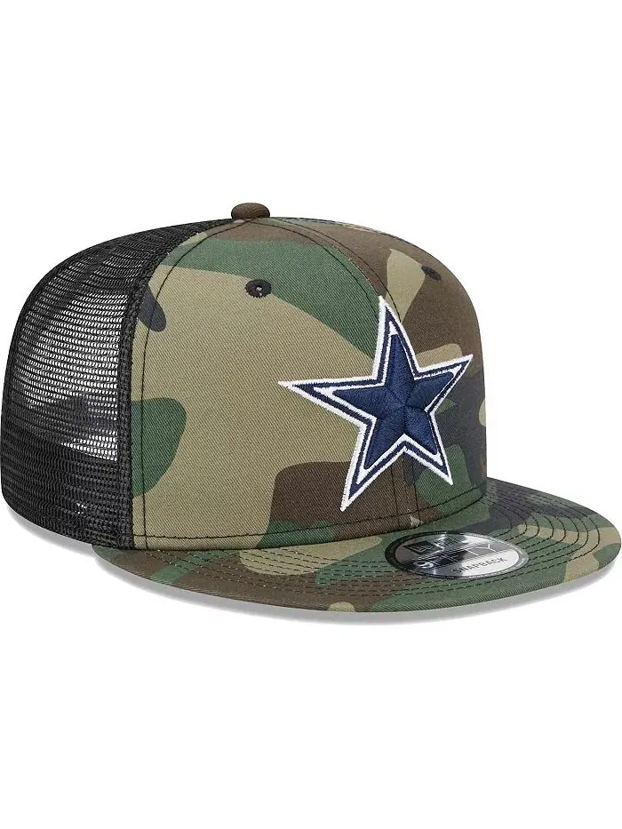 Мужская кепка-кнопка Camo Dallas Cowboys Main Trucker 9FIFTY New Era — изображение 3 из 4