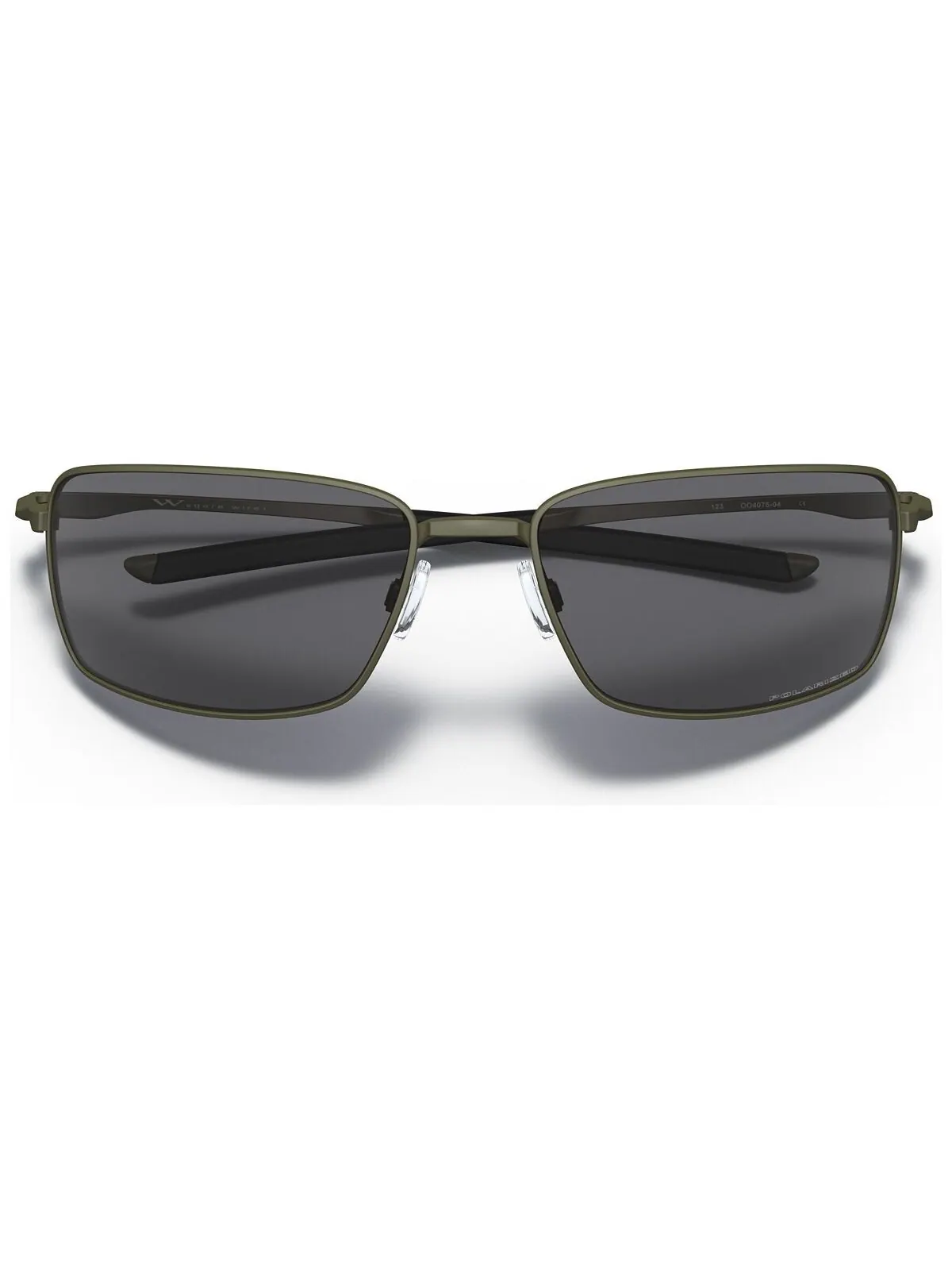 Поляризованные солнцезащитные очки с квадратной проволокой, OO4075 Oakley — изображение 5 из 5, серый