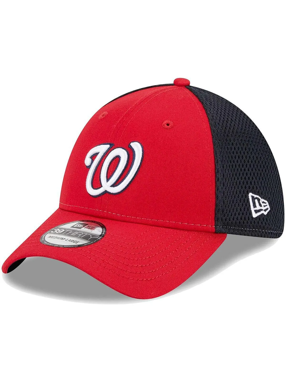 Мужская красная гибкая кепка Washington Nationals Team Neo 39THIRTY New Era — изображение 1 из 5, красный