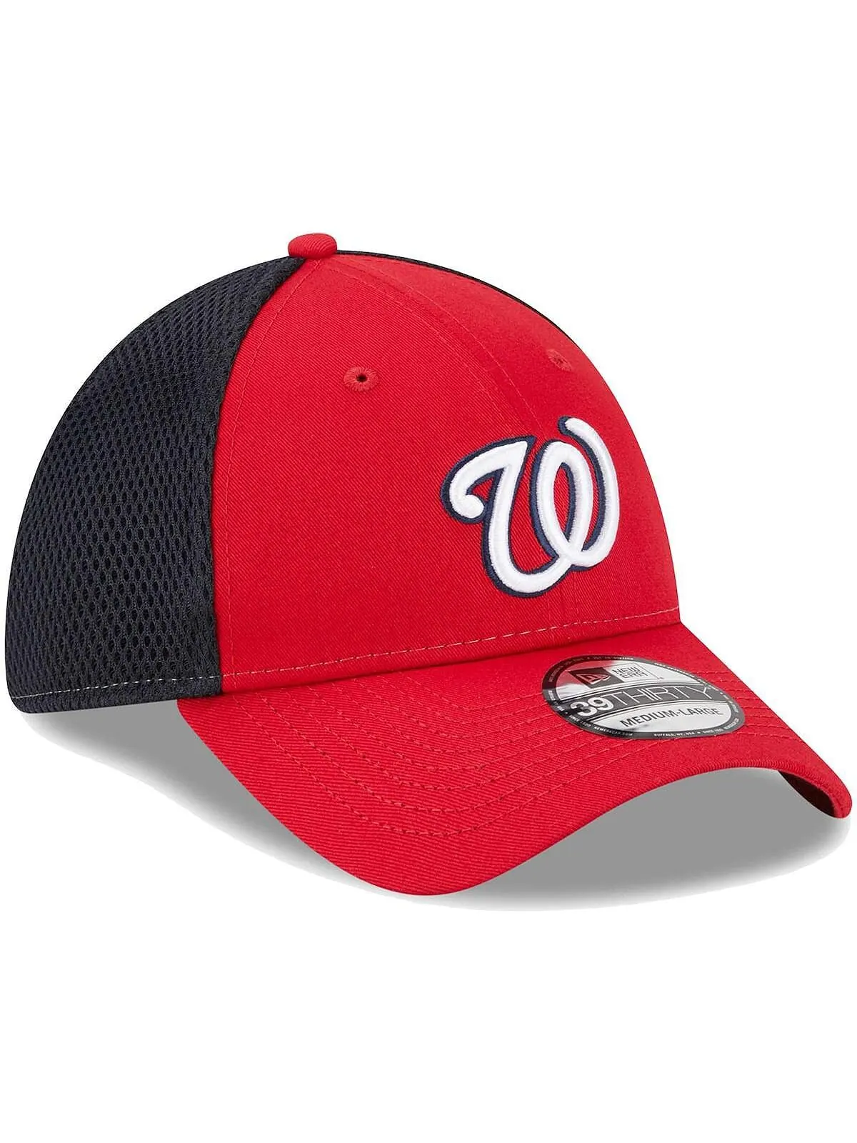 Мужская красная гибкая кепка Washington Nationals Team Neo 39THIRTY New Era — изображение 4 из 5, красный
