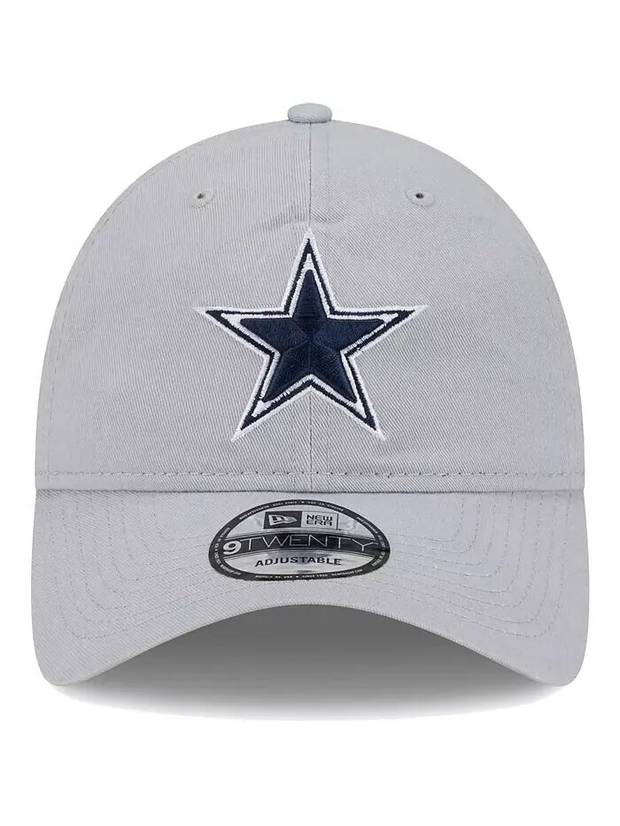 Мужская серая регулируемая шапка Dallas Cowboys Main Core Classic 2.0 9TWENTY New Era — изображение 2 из 4