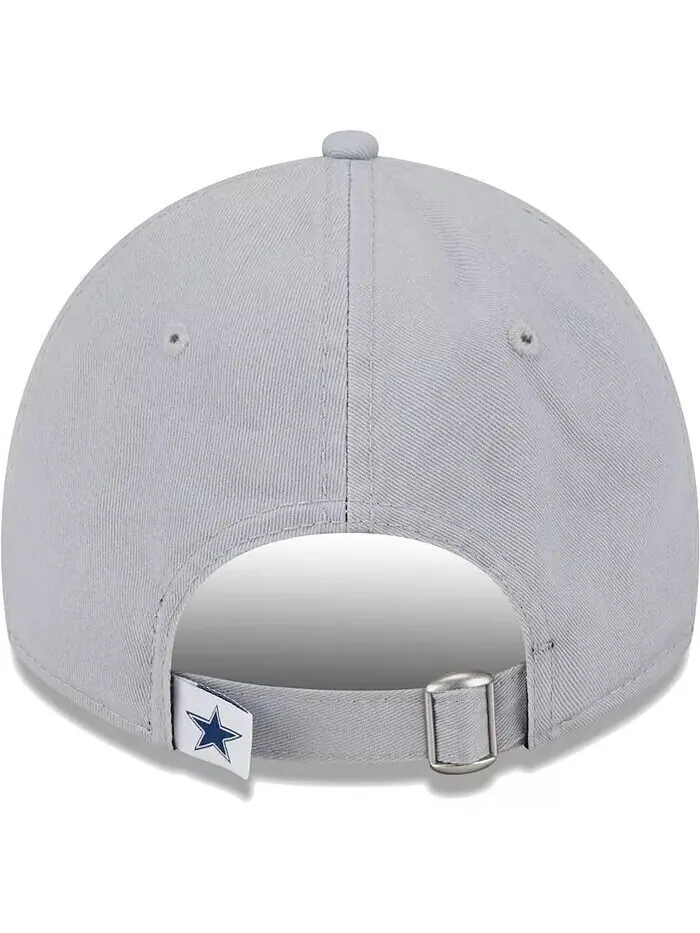 Мужская серая регулируемая шапка Dallas Cowboys Main Core Classic 2.0 9TWENTY New Era — изображение 4 из 4
