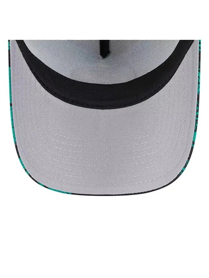 Мужская черная/зеленая кепка Boston Celtics Tip Off A-Frame Trucker 9FORTY Adjustable New Era — изображение 3 из 5