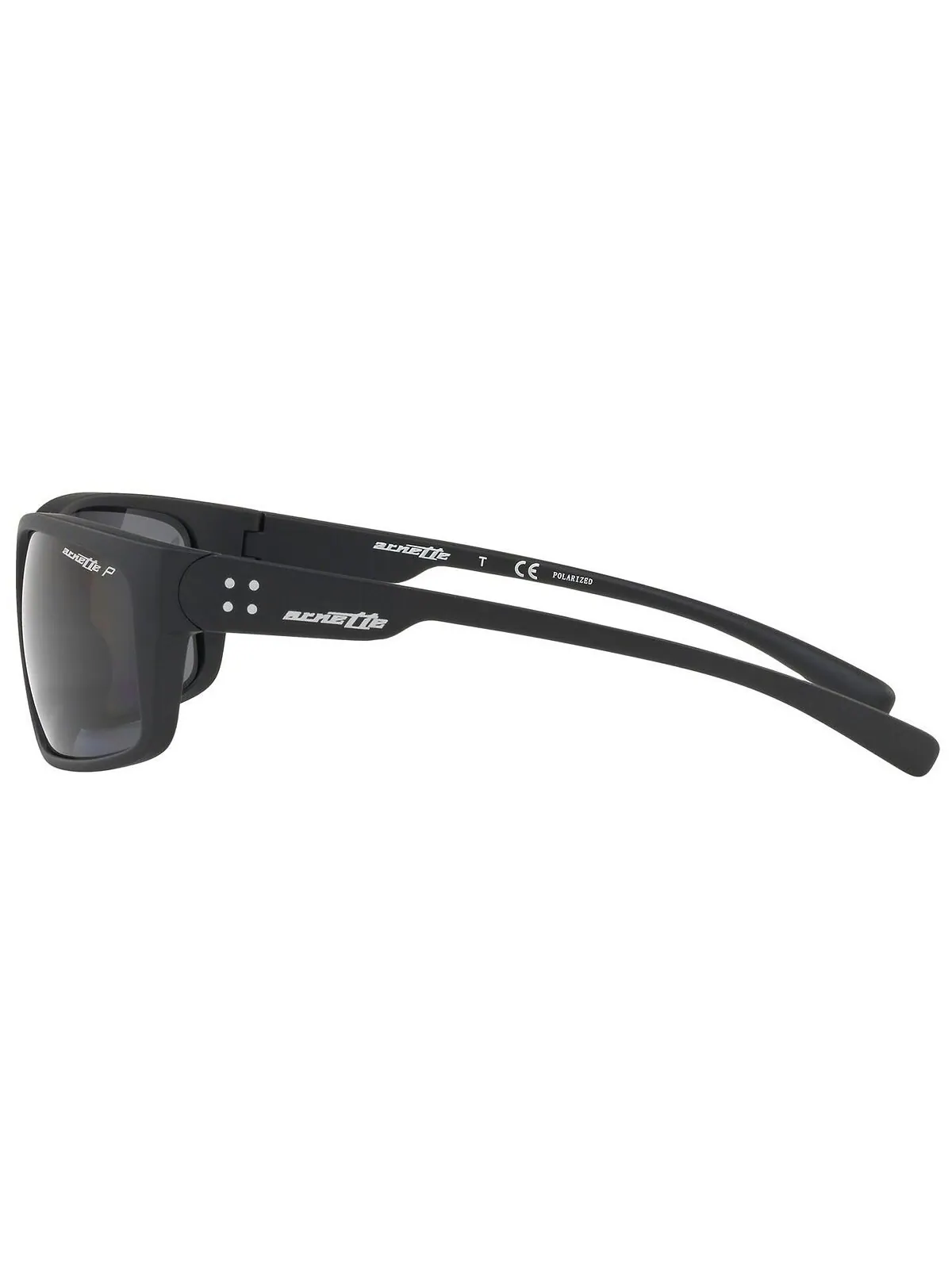 Мужские поляризованные солнцезащитные очки Arnette — изображение 4 из 6, черный/серый