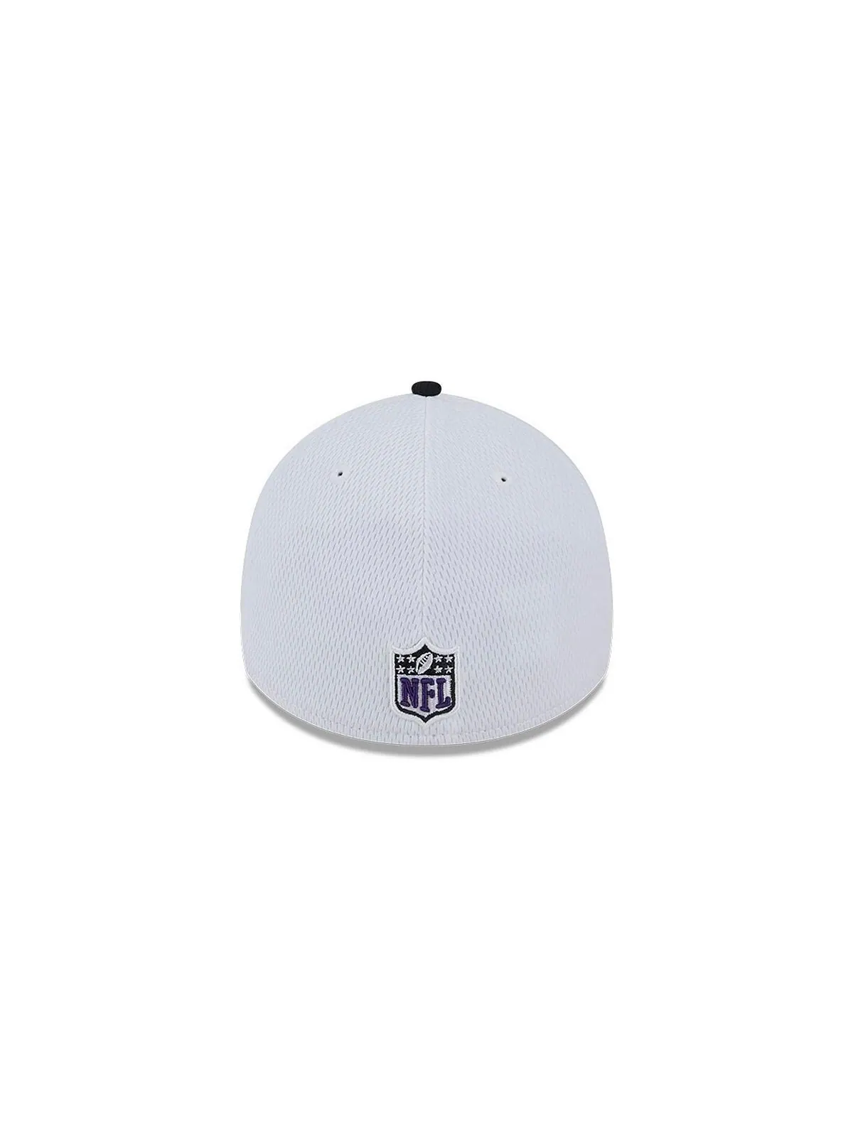 Мужская бело-черная гибкая кепка Baltimore Ravens 2023 NFL Sideline 39THIRTY New Era — изображение 4 из 5, белый черный