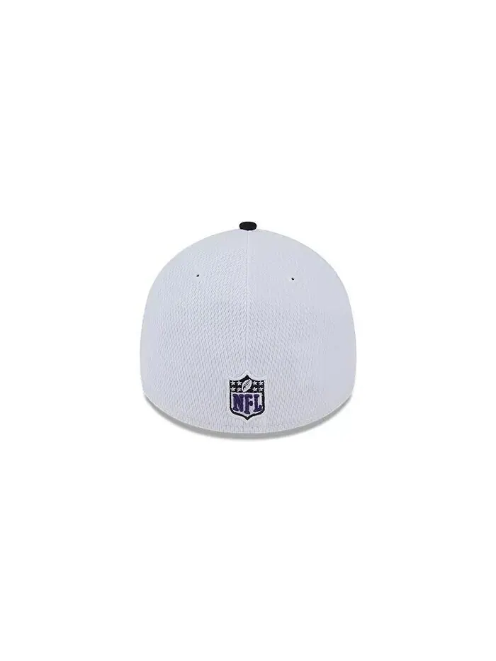 Мужская бело-черная кепка Baltimore Ravens 2023 Sideline 39THIRTY Flex New Era — изображение 4 из 8