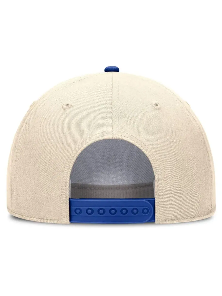 Бейсболка Nike Legacy Vintage Rope Rise Adjustable Hat, Natural Royal — изображение 4 из 5