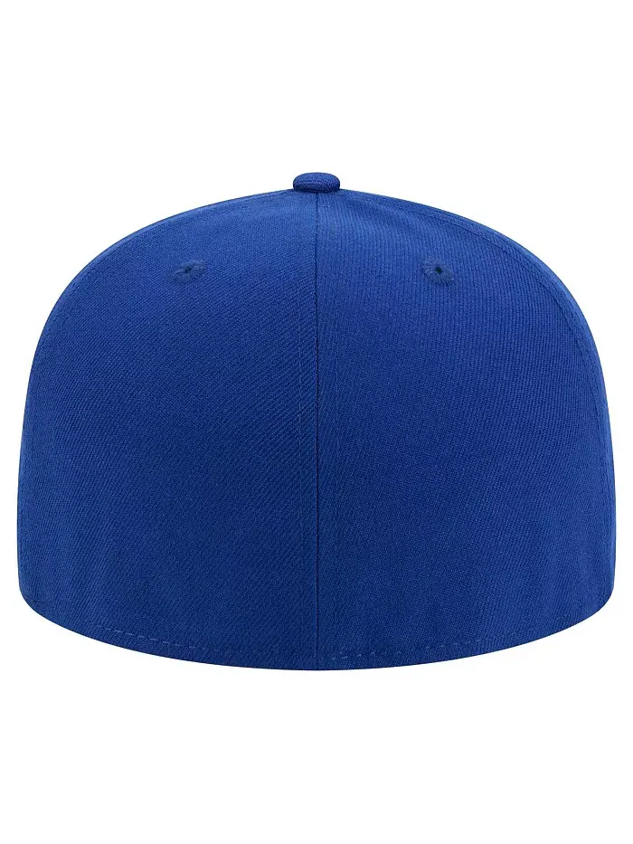 Мужская бейсболка Royal Kansas Jayhawks Vault 59FIFTY New Era — изображение 3 из 4