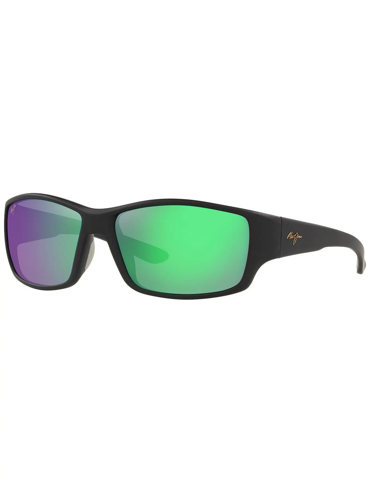 Мужские поляризованные солнцезащитные очки, MJ000673 Local Kine 61 Maui Jim — изображение 1 из 4, черный зеленый