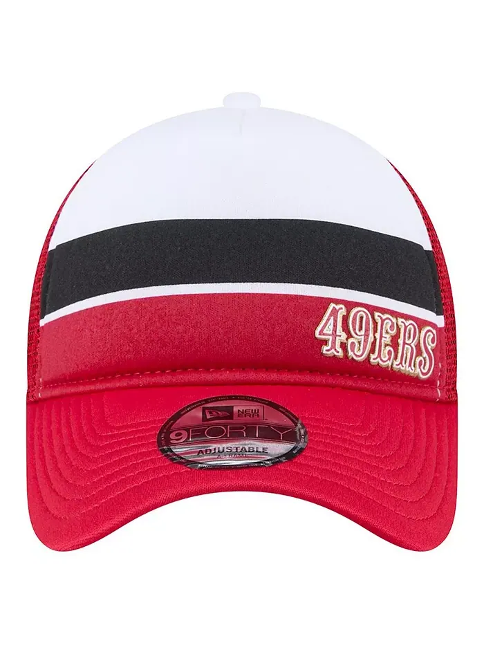 Детская бейсболка San Francisco 49ers Sport Night Color Block 9FORTY A-Frame Trucker с регулируемой — изображение 2 из 5